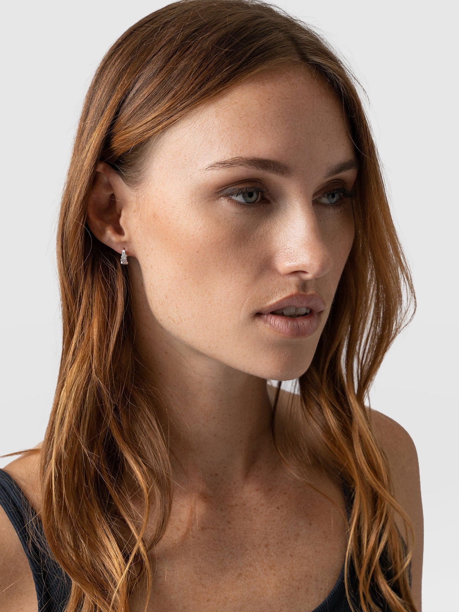 Constellation Cluster Huggie Earrings Silver - Women's Jewellery | Saint + Sofia® USA